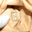 CHANEL Tote Bag Caviar Skin Beige Gold CC Auth bs29277-20