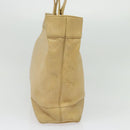 CHANEL Tote Bag Caviar Skin Beige Gold CC Auth bs29277-4