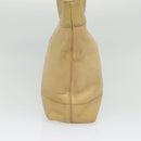 CHANEL Tote Bag Caviar Skin Beige Gold CC Auth bs29277-5