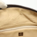 FENDI Zucca Canvas Vanity Pouch Black Brown Silver Auth bs29279-10