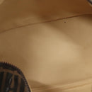 FENDI Zucca Canvas Vanity Pouch Black Brown Silver Auth bs29279-11