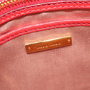 Miu Miu Hand Bag Leather Red Gold Auth bs29282-20