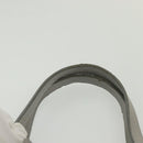 Miu Miu Tote Bag Leather Gray Gold Auth bs29284-14