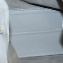 Miu Miu Tote Bag Leather Gray Gold Auth bs29284-11