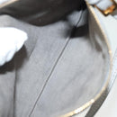 Miu Miu Tote Bag Leather Gray Gold Auth bs29284-25