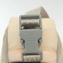 CHANEL Sports Shoulder Bag Nylon Beige Gray CC Auth bs29288-19