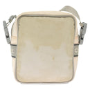 CHANEL Sports Shoulder Bag Nylon Beige Gray CC Auth bs29288-2