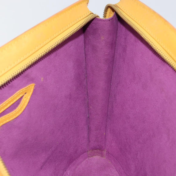 LOUIS VUITTON Epi Saint Jacques Hand Bag Yellow M52279 LV Auth bs29292