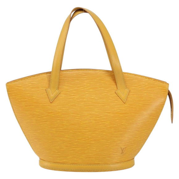 LOUIS VUITTON Epi Saint Jacques Hand Bag Yellow M52279 LV Auth bs29292