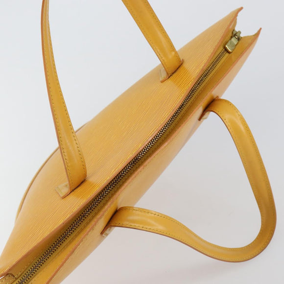 LOUIS VUITTON Epi Saint Jacques Hand Bag Yellow M52279 LV Auth bs29292
