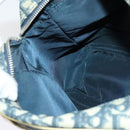 Christian Dior Trotter Canvas Shoulder Bag PVC Blue Silver Auth bs29296-20