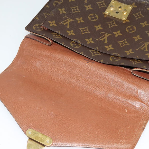 LOUIS VUITTON Monogram Monceau 28 Hand Bag M51185 LV Auth bs29299