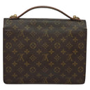 LOUIS VUITTON Monogram Monceau 28 Hand Bag M51185 LV Auth bs29299-2