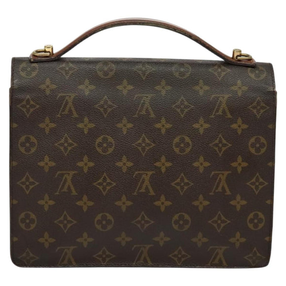 LOUIS VUITTON Monogram Monceau 28 Hand Bag M51185 LV Auth bs29299