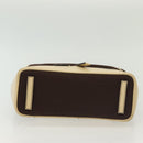 PRADA Hand Bag Canvas Leather Beige Brown Auth bs29303-5