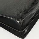 LOUIS VUITTON Epi Serviette Conseiller Business Bag Black M54422 LV Auth bs29305-8