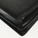 LOUIS VUITTON Epi Serviette Conseiller Business Bag Black M54422 LV Auth bs29305-17