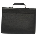 LOUIS VUITTON Epi Serviette Conseiller Business Bag Black M54422 LV Auth bs29305-2