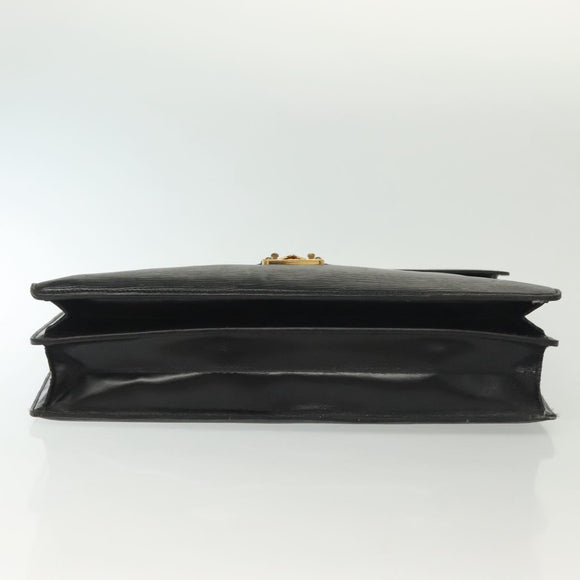 LOUIS VUITTON Epi Serviette Conseiller Business Bag Black M54422 LV Auth bs29305