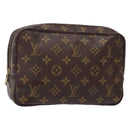 LOUIS VUITTON Monogram Trousse Toilette 23 Clutch Bag M47524 LV Auth bs29307-1