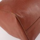 LOUIS VUITTON Epi Keepall 50 Boston Bag Brown M42968 LV Auth bs29308-11