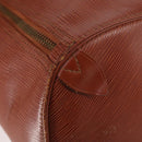 LOUIS VUITTON Epi Keepall 50 Boston Bag Brown M42968 LV Auth bs29308-16