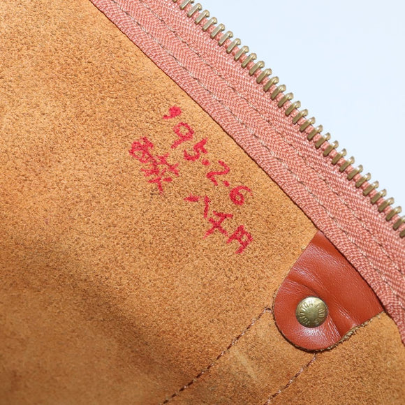 LOUIS VUITTON Epi Keepall 50 Boston Bag Brown M42968 LV Auth bs29308