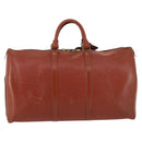 LOUIS VUITTON Epi Keepall 50 Boston Bag Brown M42968 LV Auth bs29308-3