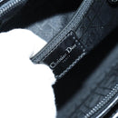 Christian Dior Maris Pearl Hand Bag Patent leather Black Silver Auth bs29312-19