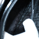 Christian Dior Maris Pearl Hand Bag Patent leather Black Silver Auth bs29312-20