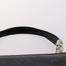 Christian Dior Maris Pearl Hand Bag Patent leather Black Silver Auth bs29312-8