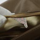 BOTTEGA VENETA INTRECCIATO Shoulder Bag Leather Beige Gold Auth bs29313-12