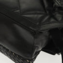 BOTTEGA VENETA Waist Bag Leather Black Auth bs29314-17