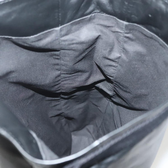 BOTTEGA VENETA Waist Bag Leather Black Auth bs29314