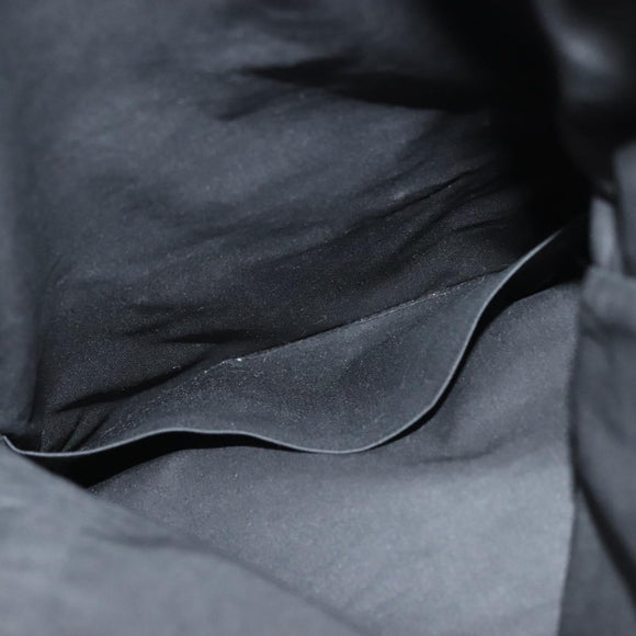 BOTTEGA VENETA Waist Bag Leather Black Auth bs29314