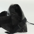 BOTTEGA VENETA Waist Bag Leather Black Auth bs29314-4