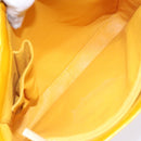 CHANEL Tote Bag Patent leather Yellow CC Auth bs29321-10