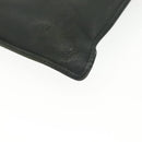 CHANEL Shoulder Bag Leather Dark green CC Auth bs29322-16