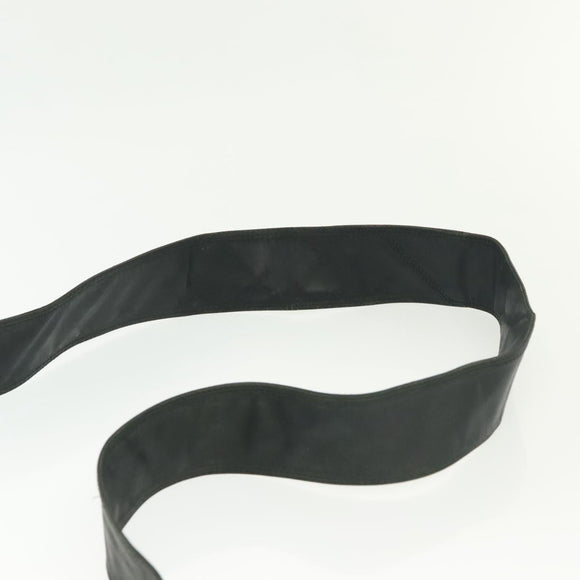 CHANEL Shoulder Bag Leather Dark green CC Auth bs29322