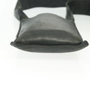 CHANEL Shoulder Bag Leather Dark green CC Auth bs29322-5