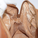 GUCCI Bamboo Hand Bag Leather 2way Brown Gold 000 2296 0290 Auth bs29326-22