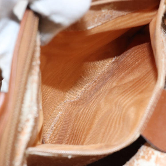 GUCCI Bamboo Hand Bag Leather 2way Brown Gold 000 2296 0290 Auth bs29326