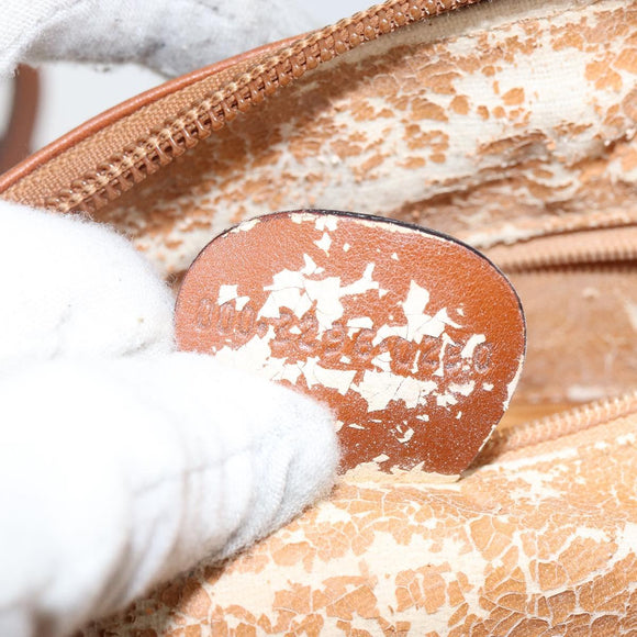 GUCCI Bamboo Hand Bag Leather 2way Brown Gold 000 2296 0290 Auth bs29326