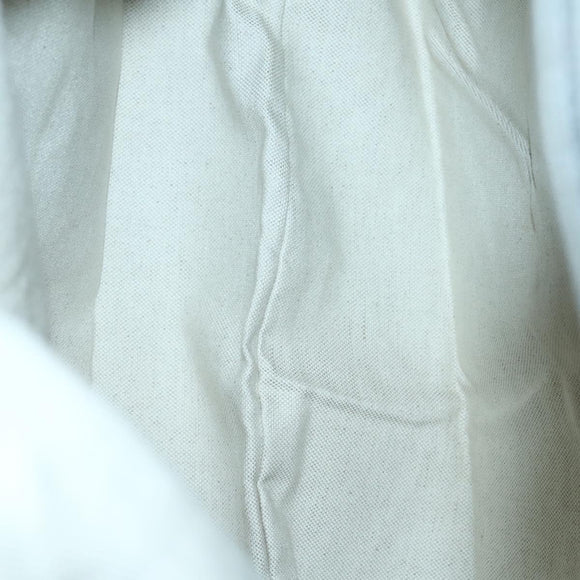 GUCCI Bamboo Shoulder Bag Leather Gray Gold Auth bs29327