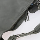 GUCCI Bamboo Shoulder Bag Leather Gray Gold Auth bs29327-6