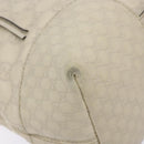 GUCCI GG Canvas Guccissima Hand Bag Leather White Gold 353120 Auth bs29328-15