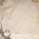 GUCCI GG Canvas Guccissima Hand Bag Leather White Gold 353120 Auth bs29328-11