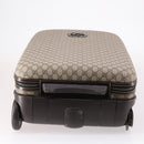 GUCCI GG Supreme Carry Case PVC Beige Silver 189755 Auth bs29329-13