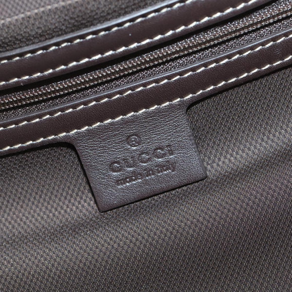 GUCCI GG Supreme Carry Case PVC Beige Silver 189755 Auth bs29329