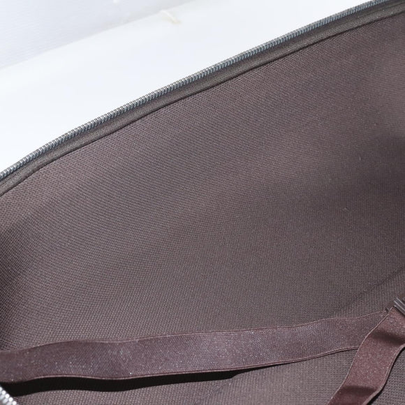 GUCCI GG Supreme Carry Case PVC Beige Silver 189755 Auth bs29329